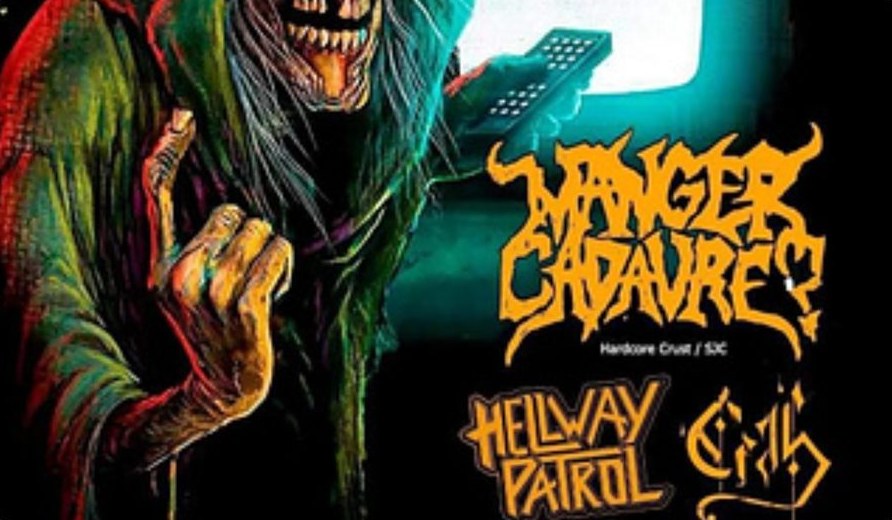 Cartaz com Manger Cadavre? e Hellway Patrol